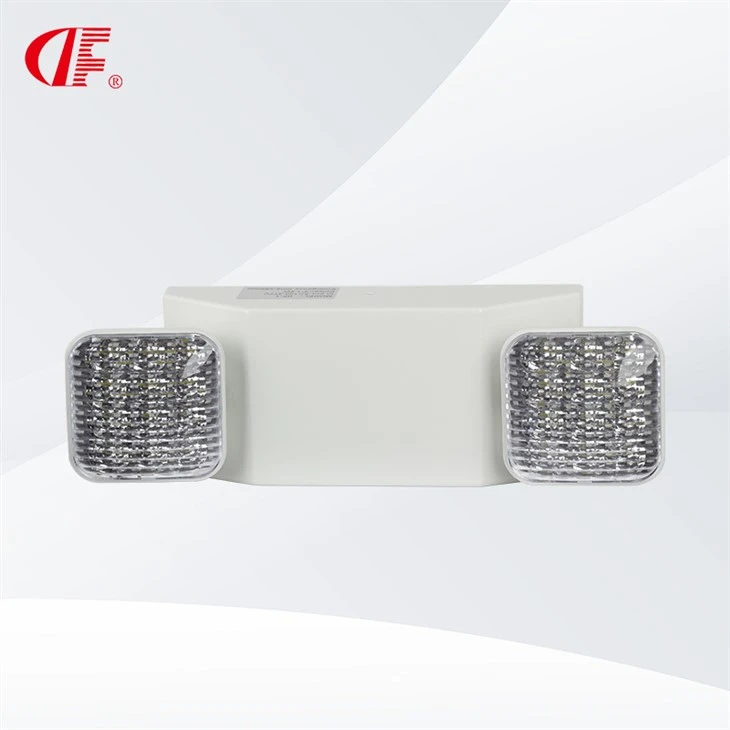 DF-1 LED টু হেড ইমার্জেন্সি লাইট, ব্যাটারি ব্যাক আপ, এক্সিট সাইন কম্বো UL, 6-প্যাক